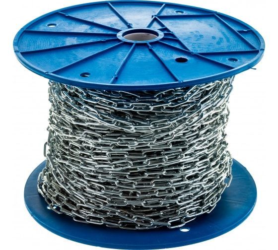 Цепь ст.короткозвен. 2мм цинк