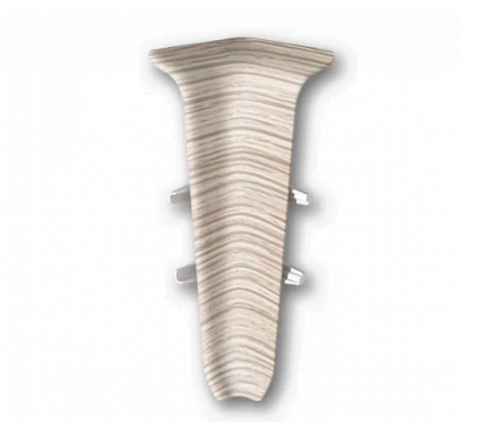 Угол внутренний для плинтуса с м/к и к/к Сосна северная Деконика 70мм