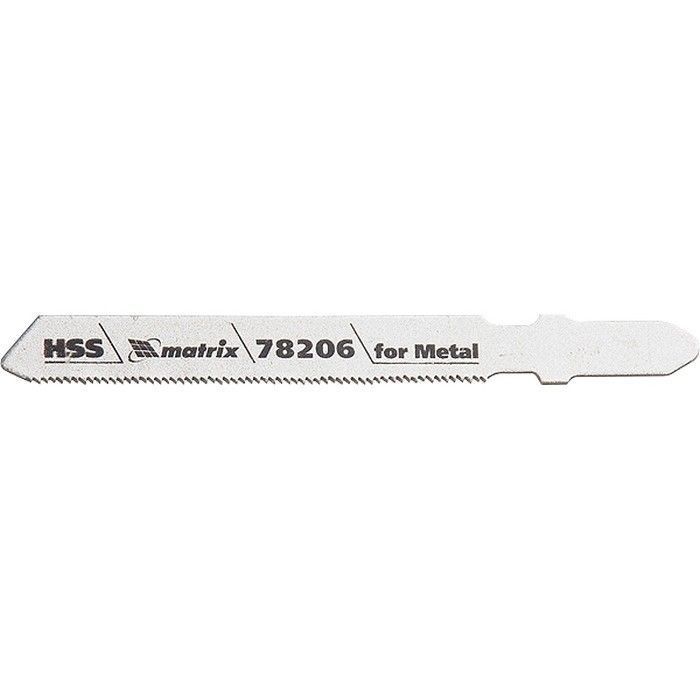 Полотна д/лобзика по метал. 3шт T118G 50*0,8мм Matrix 78206