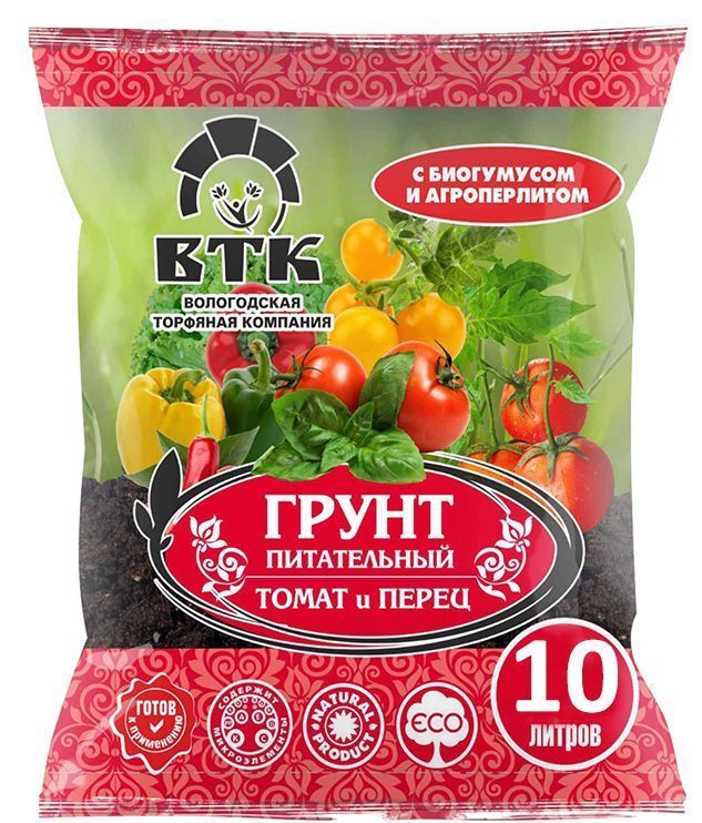 Биогрунт 10л ВТК Томат и Перец