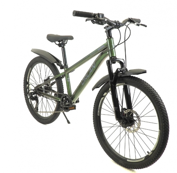 ВелоКОМПЛЕКТ ORLAN WING 24" RIDER 2.0 рама сталь 12,цвет зеленый