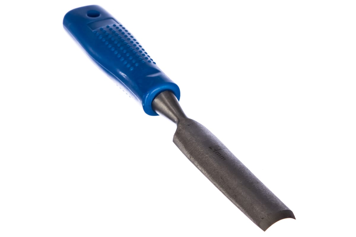 Стамеска 24мм полукругл. с пластик. ручкой
