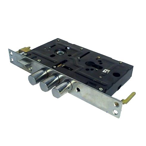 корпус замка для китайской двери LEKSA 3024-3Р BNT