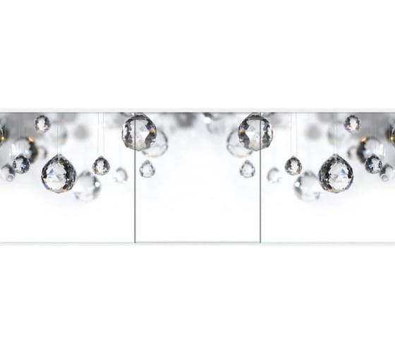 Экран для ванны 1480 Premium Collection, монохром/хрустальный, Метакам