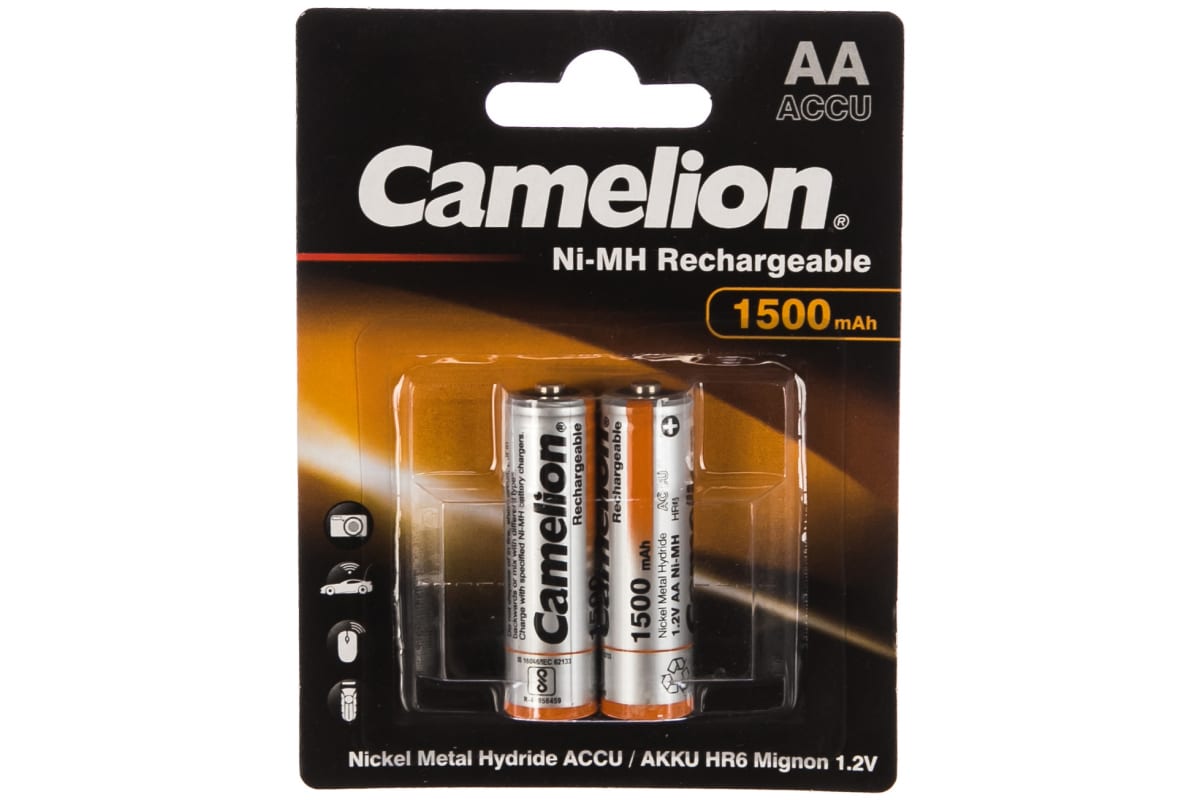 Аккумулятор R06 Camelion 1500 мАч 1шт