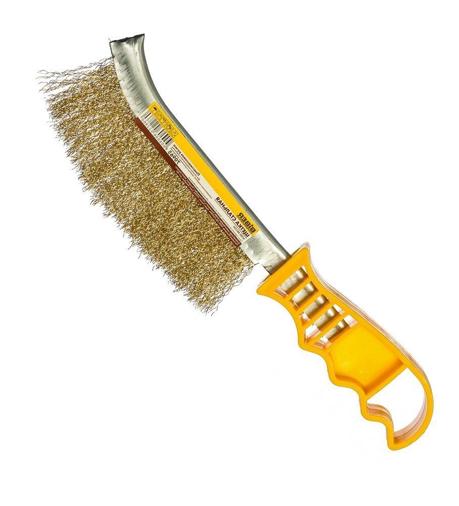 щетка стальная с пласт. ручкой  БИБЕР