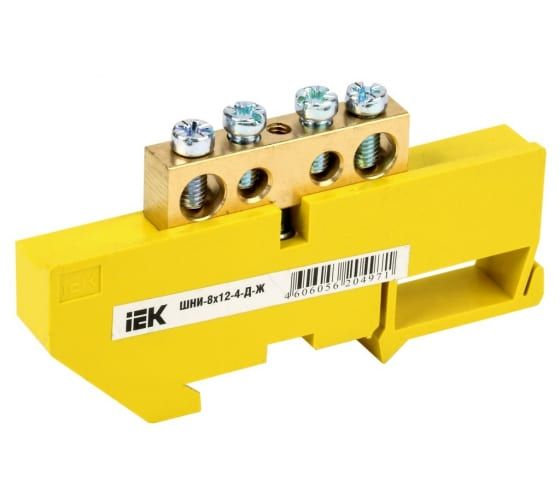 Шина на DIN рейку ШНИ 6*9-4 ИЭК