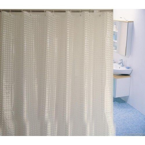 Занавеска для ванной 1800х1800 "SHOWER CURTAIN" 3D бежевый  Тайвань (027920)