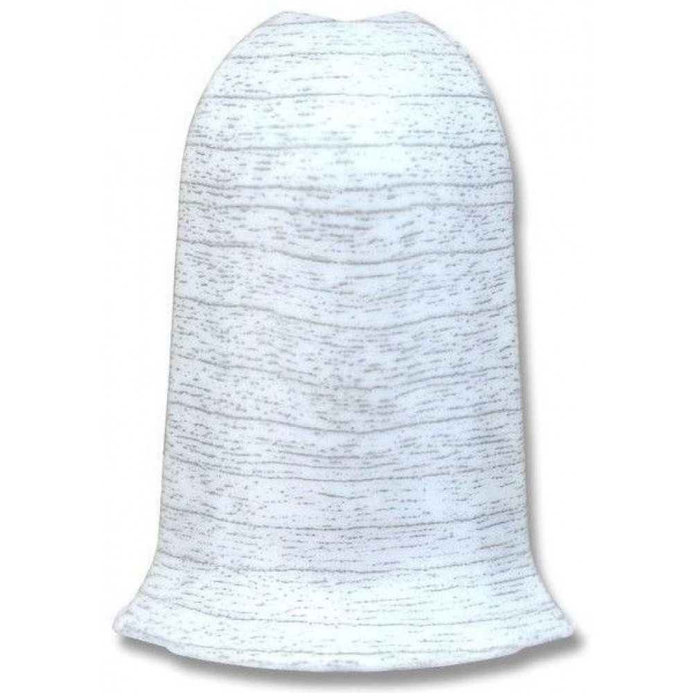 Угол наружный для плинтуса с м/к и к/к ясень белый