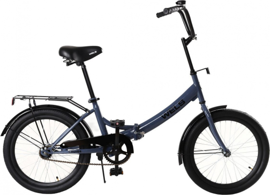 Велосипед WELS 20" Cruise синий/красный