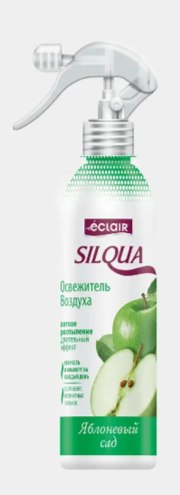 Освежитель спрей SILQUA Eclair 400мл Яблоневый сад