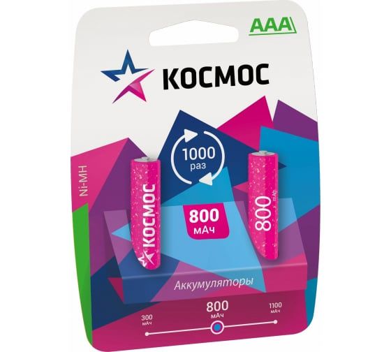 Аккумулятор R03 КОСМОС