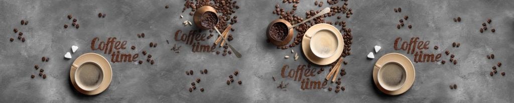 Панель-фартук Cofee time бетон 3000*600