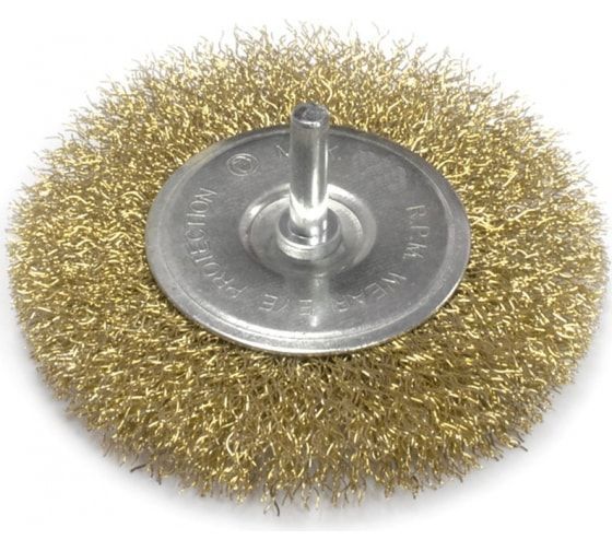 Щетка д/дрели плоская 50мм витая проволока Matrix 74444