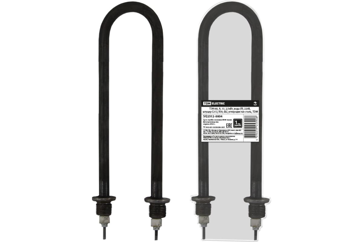 Тэн-60 TDM 2.5кВт углеродистая сталь