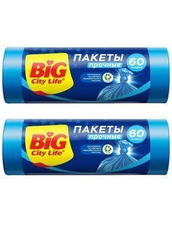 Мешок для мусора 60л 20 шт. Big City