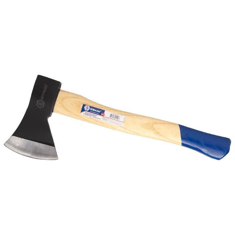 Топор 600г, деревянная рукоятка, КОБАЛЬТ