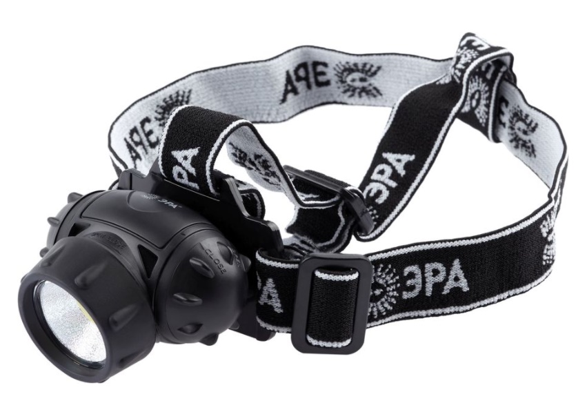 Фонарь налобный GB-410 на батарейках 3хААА 3 режима IP44 черн. ЭРА Б0051463