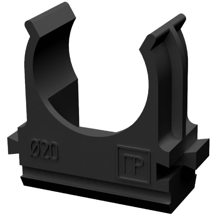 Клипса Ф20 черная