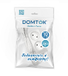Удлинитель 4х10м с заземл. 16А IP20 3.5кВт ПВС 3х1 бел. DOMTOK 2395
