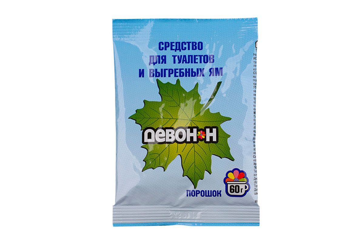 Порошок Девон-Н 60гр для биотуалетов и выгребных ям