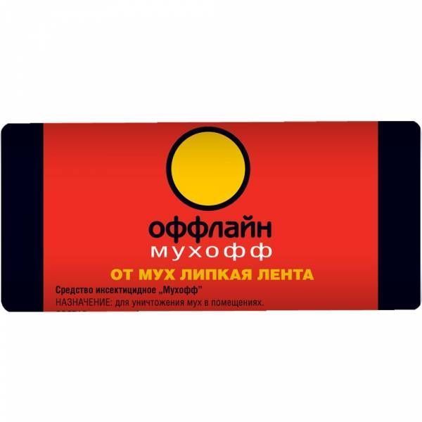 Липкая лента МУХОФФ Оффл. Супер 1 шт