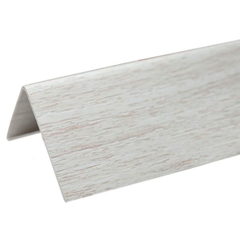 уголок ПВХ 20*20 ясень белый двухсторонний