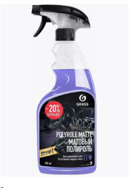 Полироль для пластика GRASS POLYROLE MATTE виноград 600мл /110394