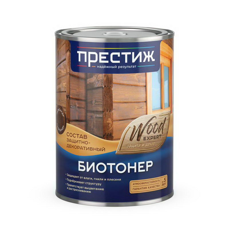 Защитно-декоративный состав БИОТОНЕР Эбеновое дерево 0,9л Престиж