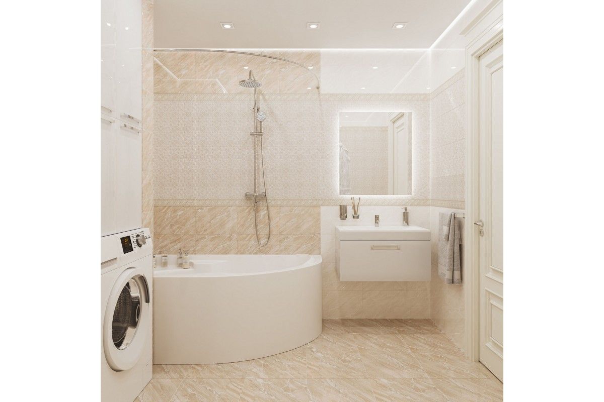 Плитка кер. GLOBAL TILE Gestia бежевый стена 40*27 арт.9GE0001TG