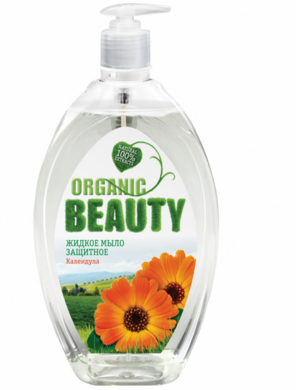 Мыло жидкое Organic Beauty 500мл Защитное календула