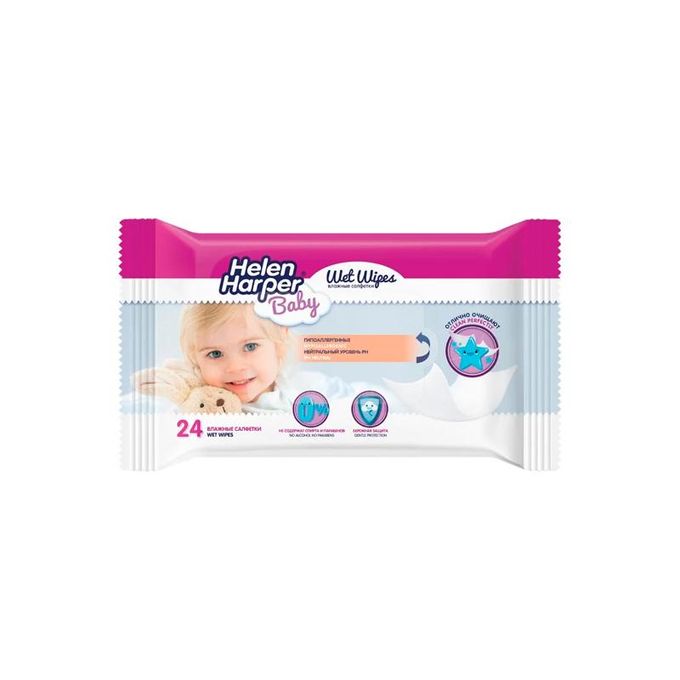 Салф.влажные HEL.HARPER Baby 24шт