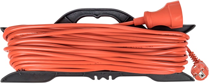 Удлинитель на рамке 1*30 с заземлением 16А ПВС 3*1,5 Эра