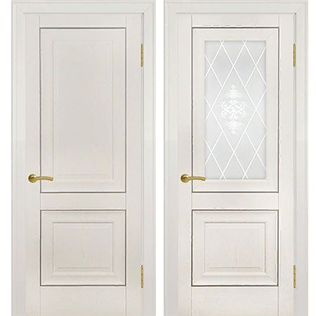 Дверное полотно модель 61 Дуб Айвори 800 глухая