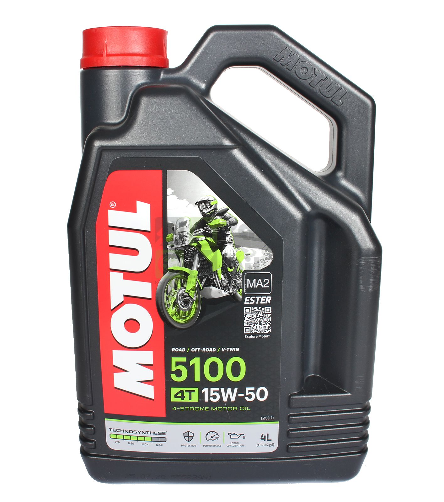 Масло моторное (МОТО) MOTUL 5100 Ester 4T 15W50 1л