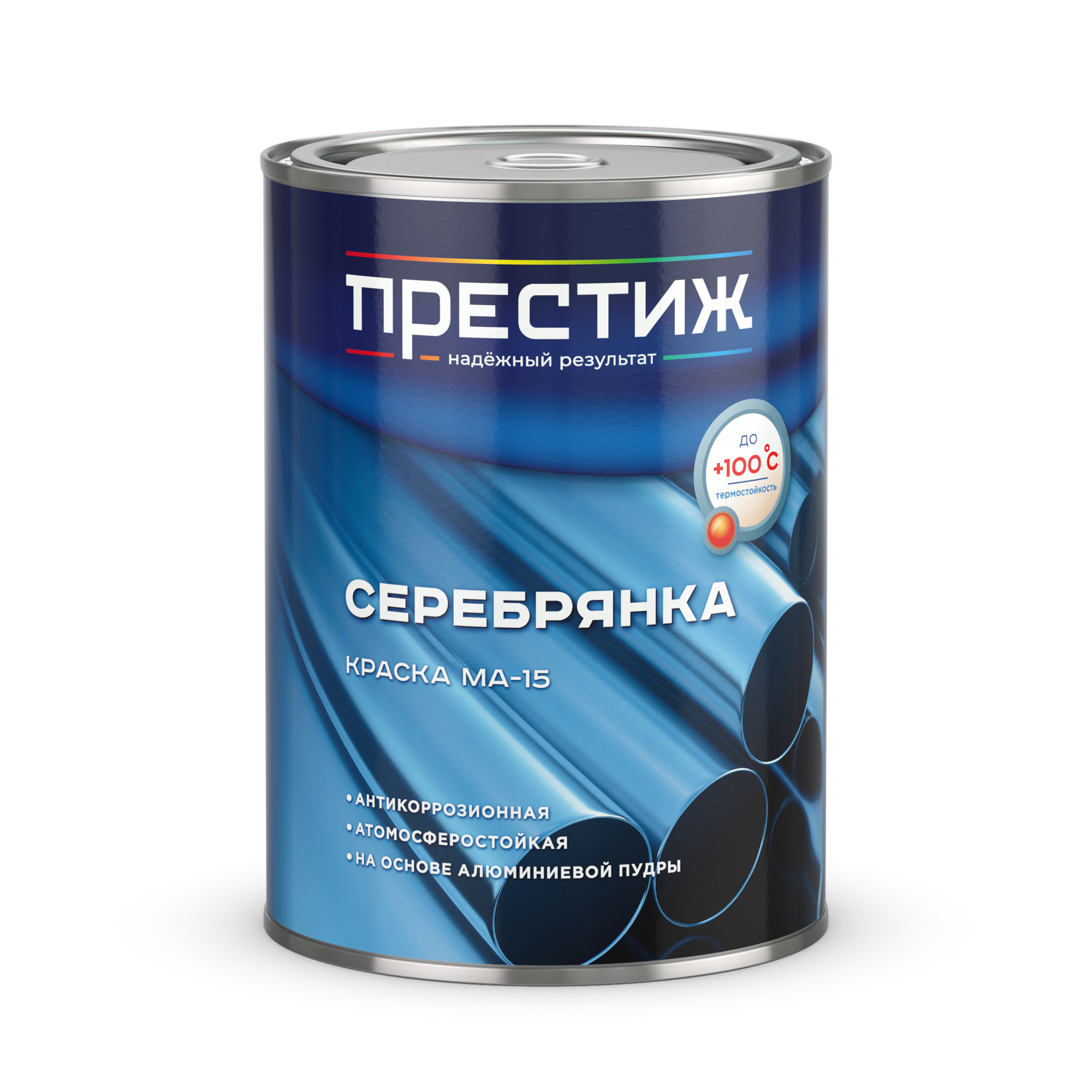 Краска МА-15 серебрянка 0,8кг Престиж СТ