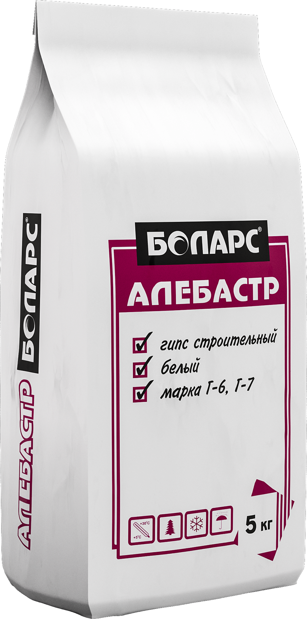Алебастр Боларс 5 кг.