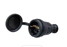 Розетка 1-м 16А с заземл. каучук TOKOV ELECTRIC TKE-C05-KR-Z