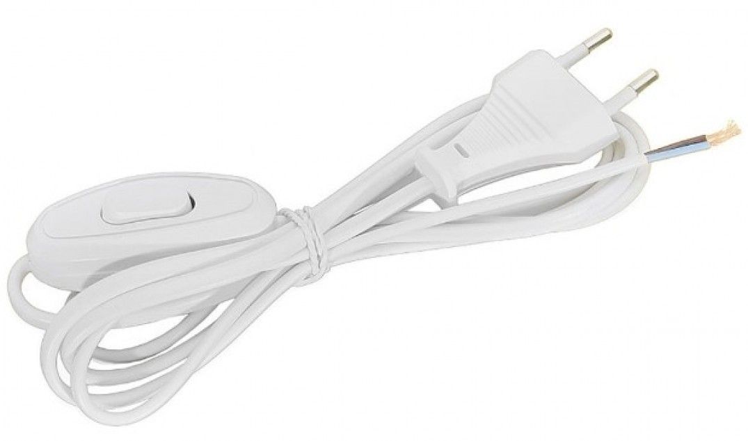 Шнур с электр.вилкой с перекл. 1,7м ШВВП 2*0,75