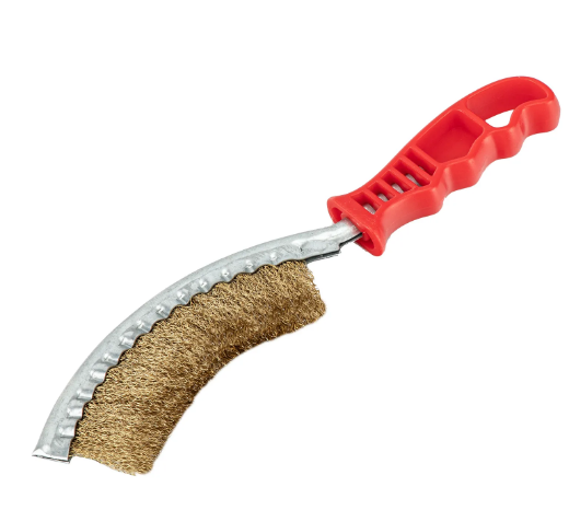 Щетка металлическая изогнутая, пластиковая ручка Matrix