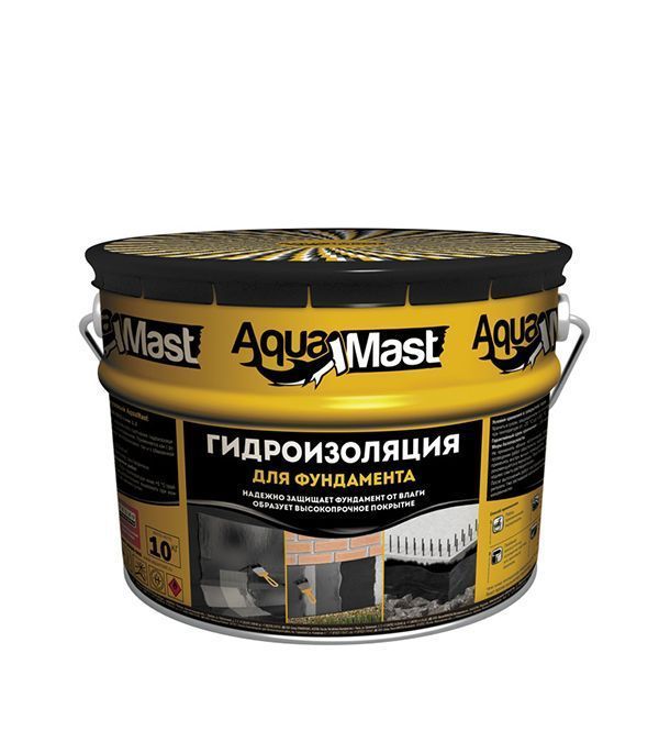 Мастика битумная AquaMast (для фунд,) 3кг