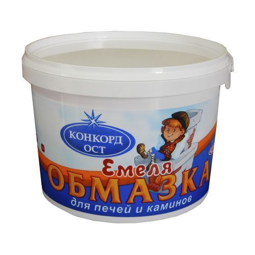 Обмазка д/печи и каминов "ЕМЕЛЯ" 1,5кг