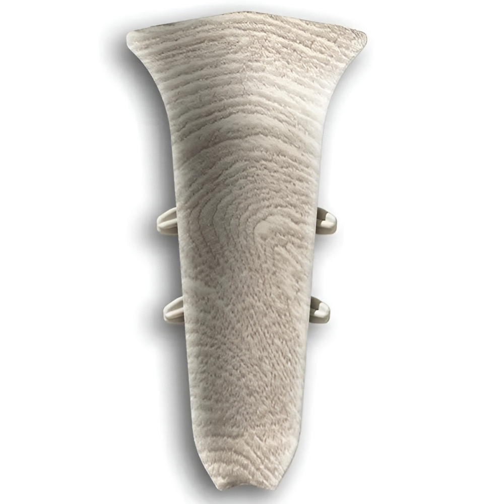 Угол внутренний для плинтуса с м/к и к/к Дуб латте