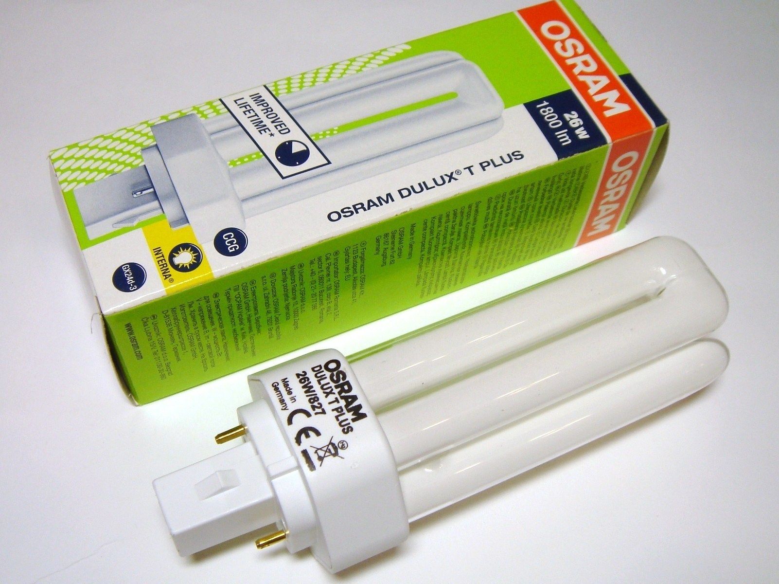 Лампа люминес. 26W/827 G24q-3 Osram 4050300012230