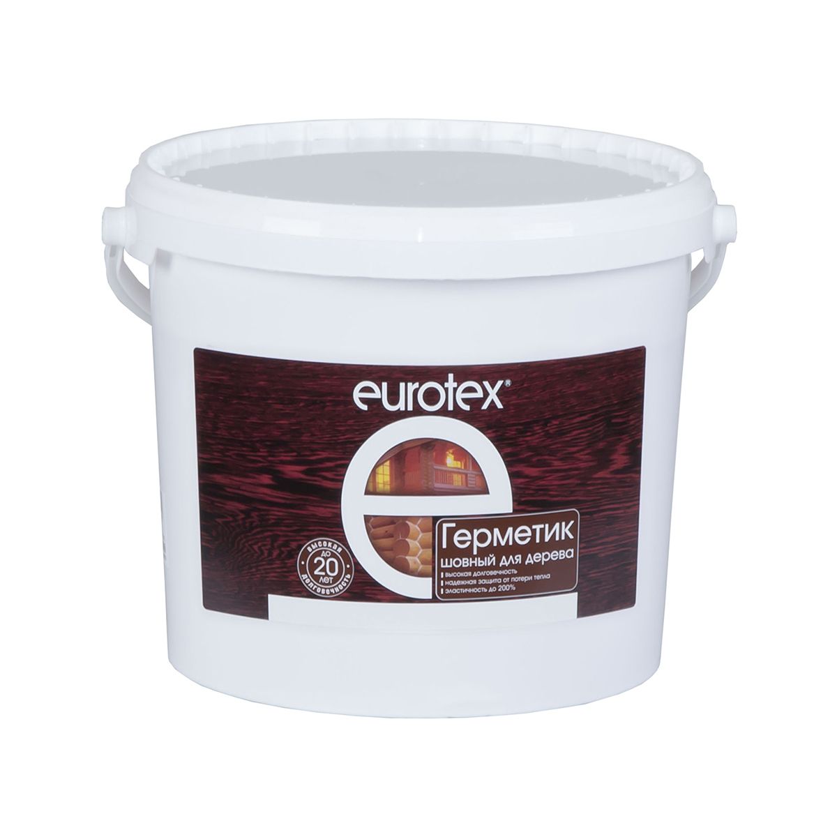 Герметик акриловый EUROTEX для срубов 6 кг