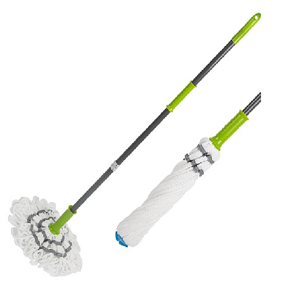 Швабра для пола Твист лайт с насадкой из микрофибры 310482,310482 Рыжий кот