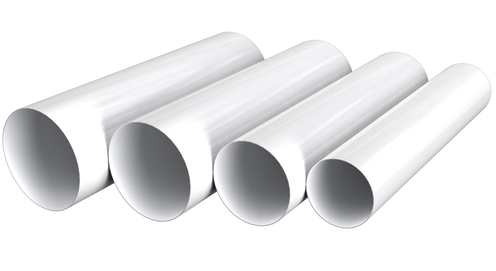 Канал круглый 1005 100 мм вентил 0,5м.