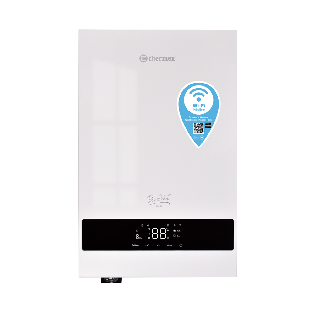 Котел электрический THERMEX настенный BOSS 12 Wi-Fi ( White)
