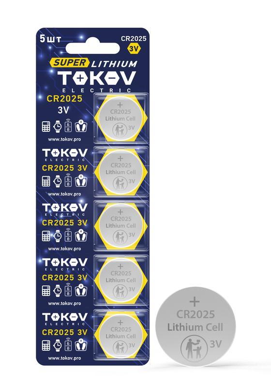 Элемент питания CR2025 Tokov