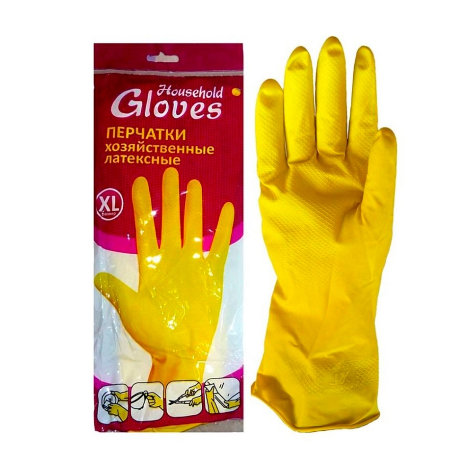 Перчатки латексные GLOVES